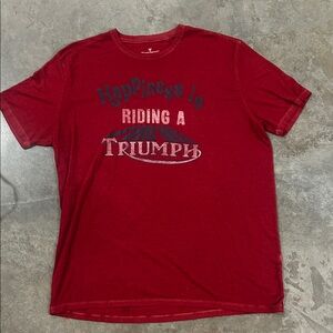 Triumph Red Short-Sleeve Graphic Tee